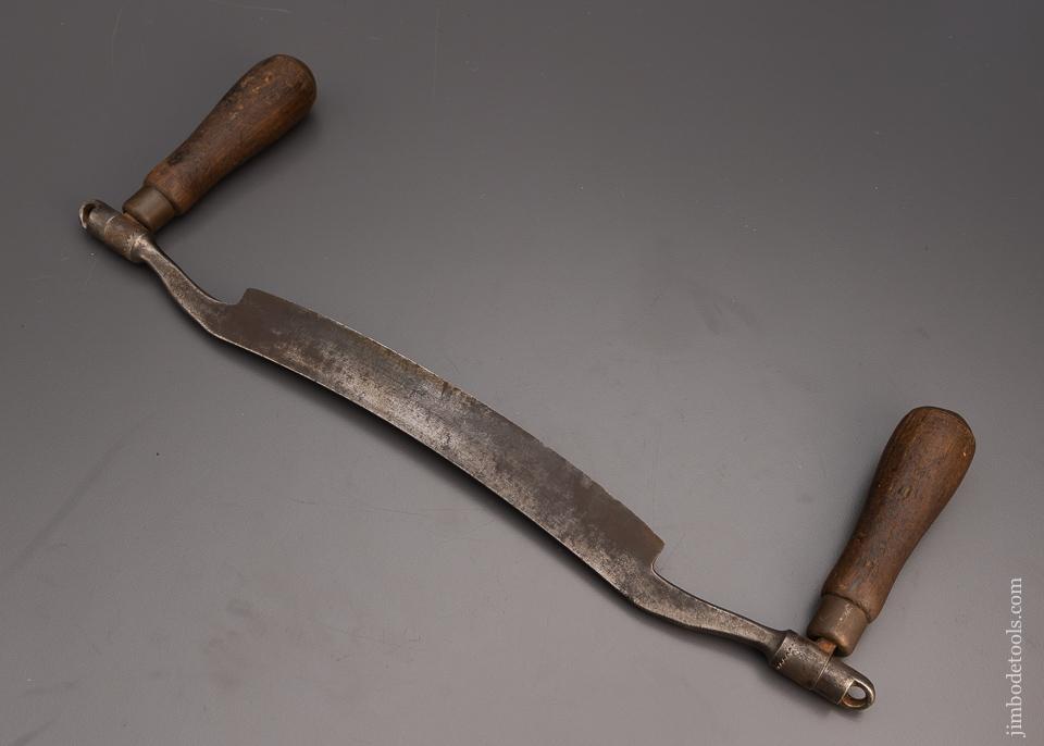 9 Inch NOBLES PATENT Draw Knife by JAMES SWAN - 96967