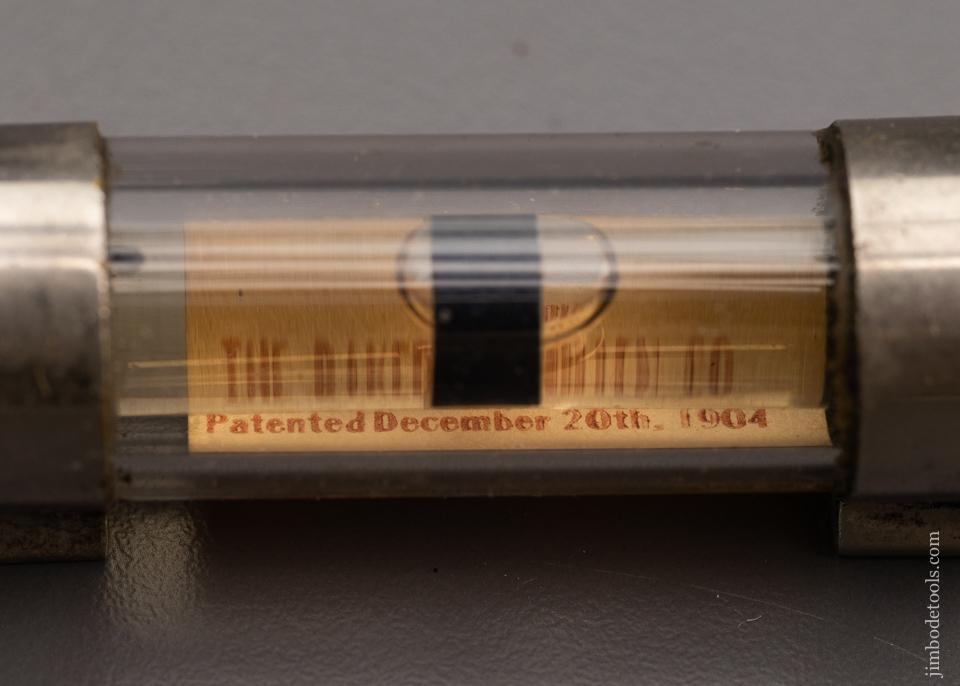 Rare BAKER MCMILLEN 3 Inch Pocket Level JAMES PAT. DEC. 20, 1904 - 96980