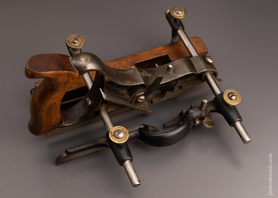 Nice SIEGLEY Plow Plane with 18 Cutters - 96987