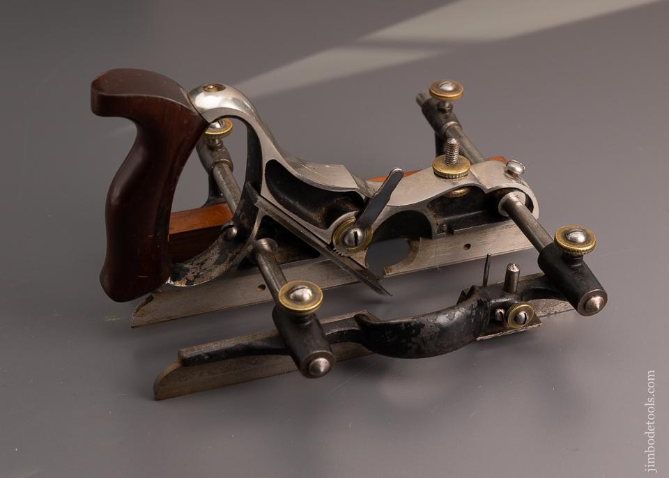 Stunning SIEGLEY PATENT Plow Plane with 14 Cutters - 96989