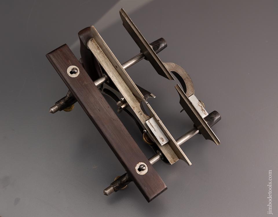 Stunning SIEGLEY PATENT Plow Plane with 14 Cutters - 96989