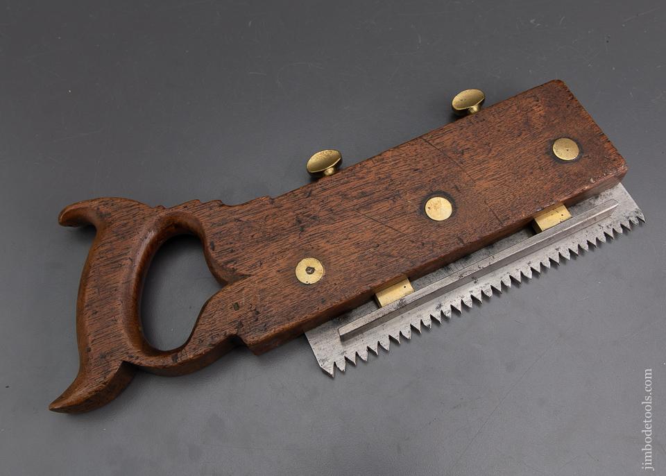 Fancy 19th Century Kerfing Saw with Depth Stop - EXCALIBUR 96