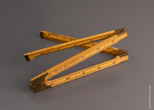 Fine STANLEY No. 53 1/2 Architect’s Rule with Inside Bevels - 97008