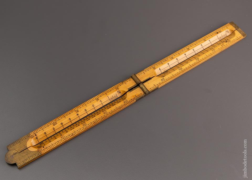 Fine STANLEY No. 53 1/2 Architect’s Rule with Inside Bevels - 97008