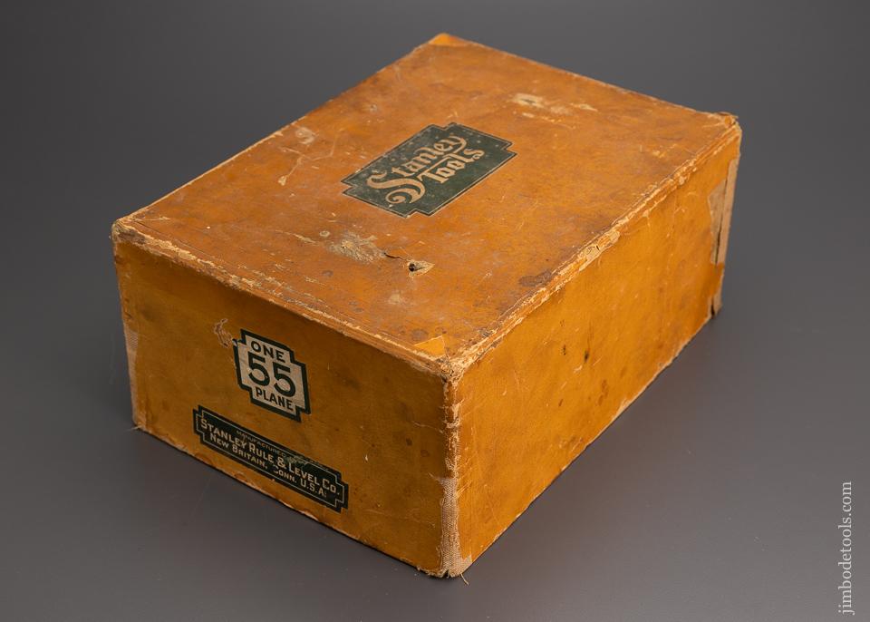 Very Fine STANLEY No. 55 Combination Plow Plane 100% Complete in Original box - 97032