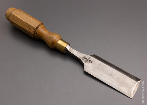 Fine BUCK BROS. 1 3/4 Inch Chisel with Boxwood Handle 12 inches Long - 97048