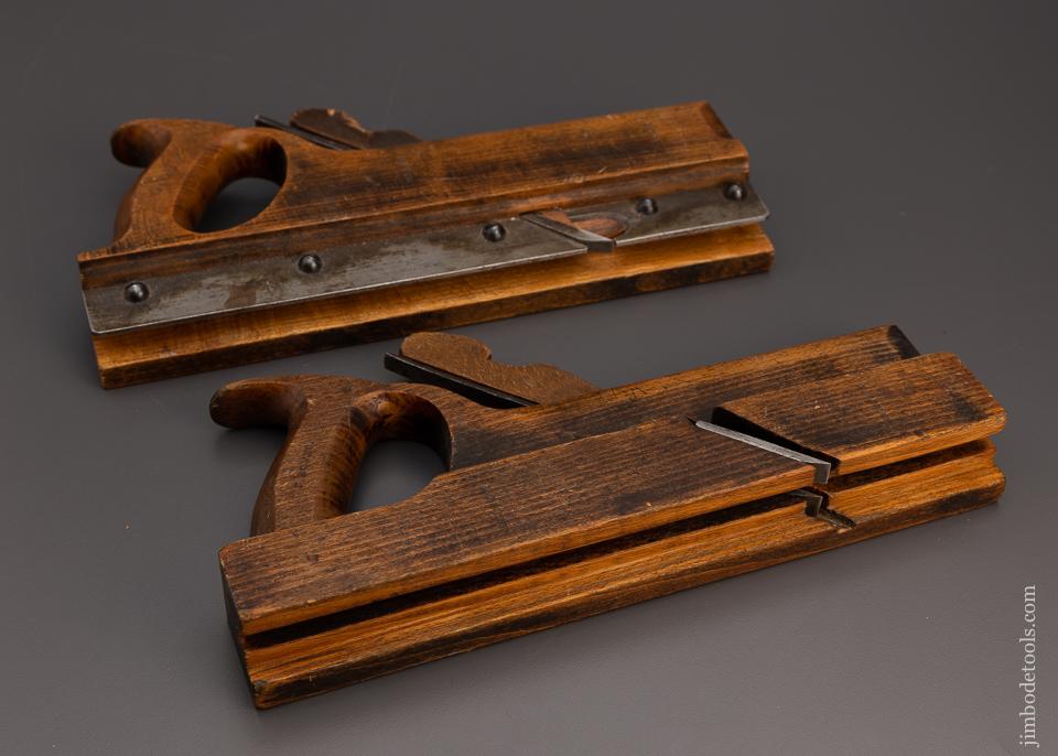 Matched Pair SANDUSKY 7/8 Tongue & Groove Planes with Patented Ergonomic Handles - 97055