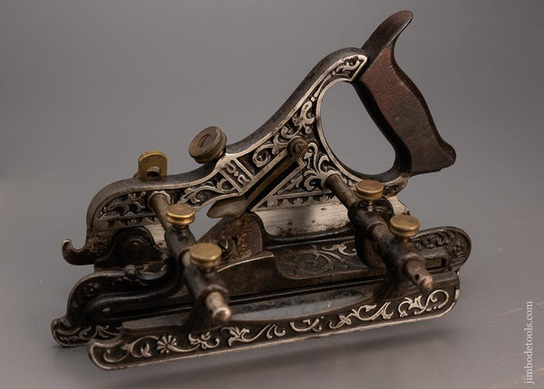 Beautiful STANLEY No. 41 MILLERS PATENT Ornate Plow & Filletster Plane - 97068