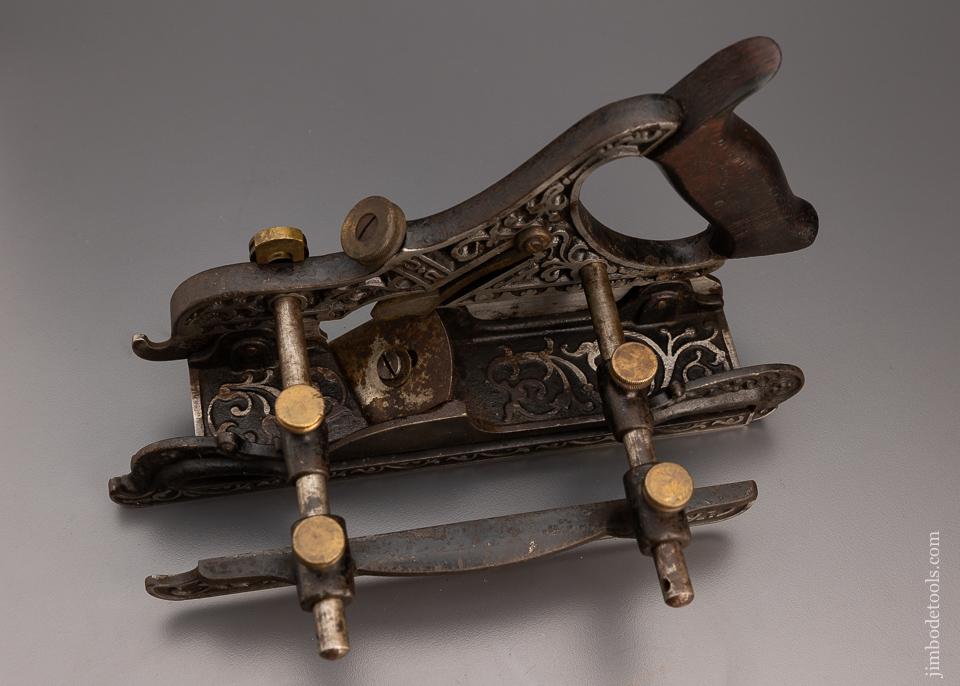 Beautiful STANLEY No. 41 MILLERS PATENT Ornate Plow & Filletster Plane - 97068