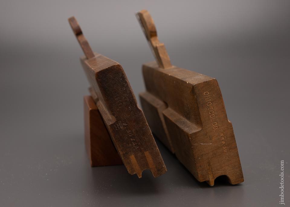 2 Fine Side Bead Moulding Planes by SANDUSKY & OHIO TOOL CO. 5/8” & 1/2” - 97077
