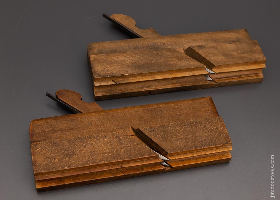 2 Fine Side Bead Moulding Planes by SANDUSKY & OHIO TOOL CO. 5/8” & 1/2” - 97077