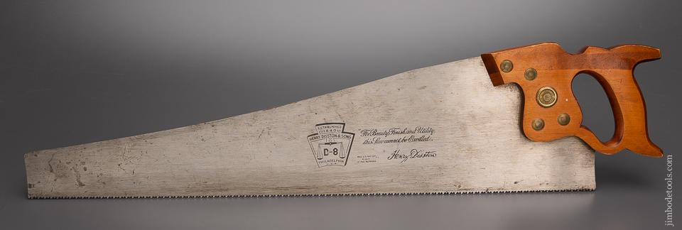 Minty DISSTON D-8 Hand Saw - 97108