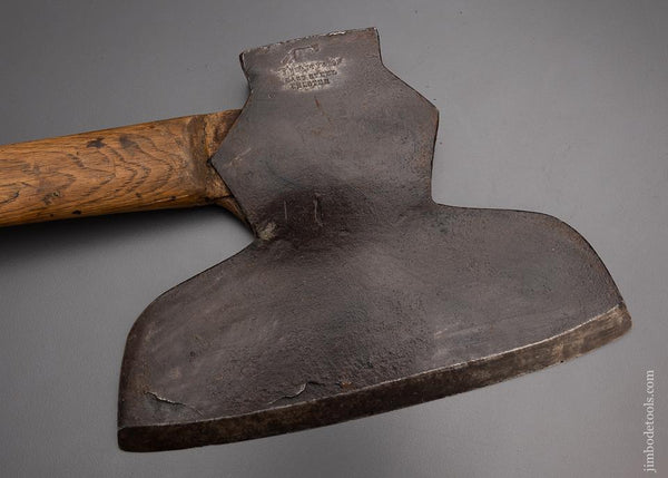 BEATTY COW LOGO Single Bevel Offset Broad Axe - 97165
