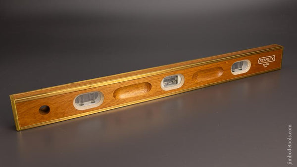 Minty 24 Inch STANLEY Commemorative Level with Inset EAIA Medallion (1983) - 97263