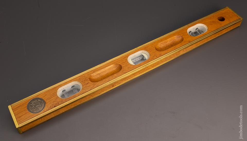 Minty 24 Inch STANLEY Commemorative Level with Inset EAIA Medallion (1983) - 97263