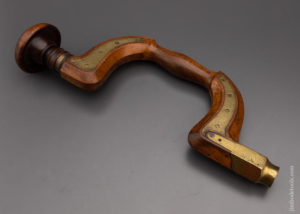 Fine English Plated Beech Bit Brace by BUCK Extra Fine - 97277