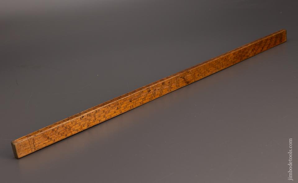 24 Inch Log & Lumber Calculating Rule by “R.B. HASELTON MAKER GROTON, N.H.” - 97280