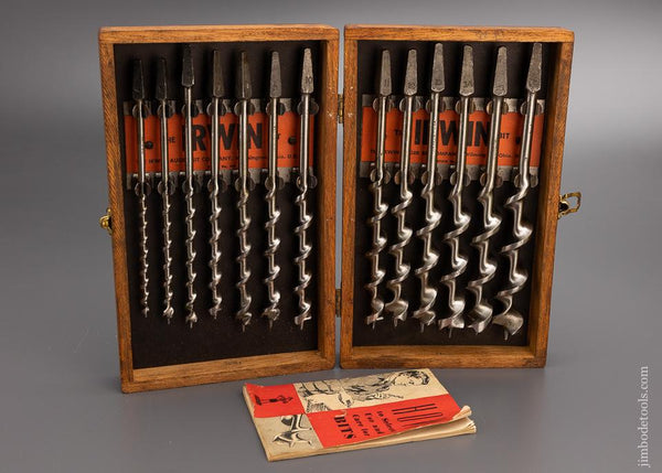 Fine Complete Set of IRWIN Auger Bits in Original Box- 97291