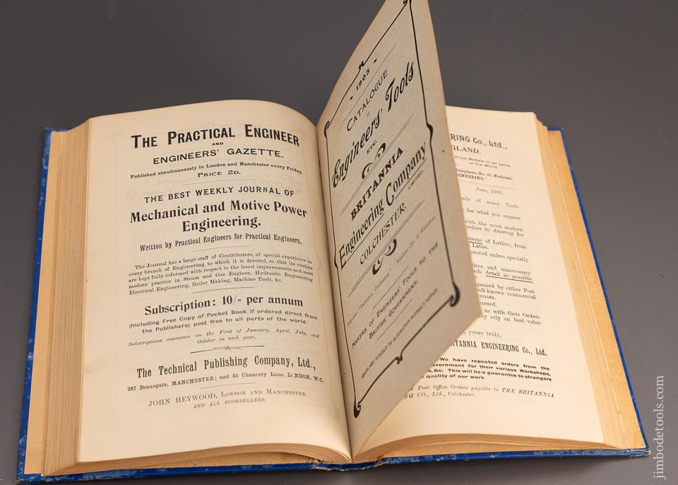 Original 1904 Book, TURNING LATHES, Lukin, Illustrated - 97303