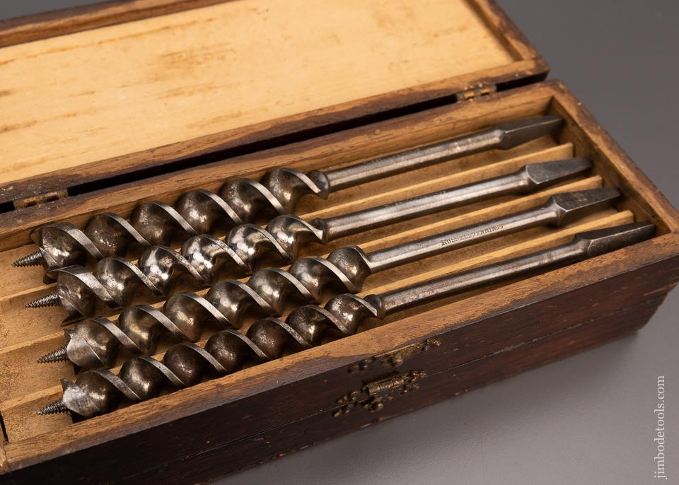 Good User Set of 13 RUSSELL JENNINGS Auger Bits in Original Three Tiered Box - 97312