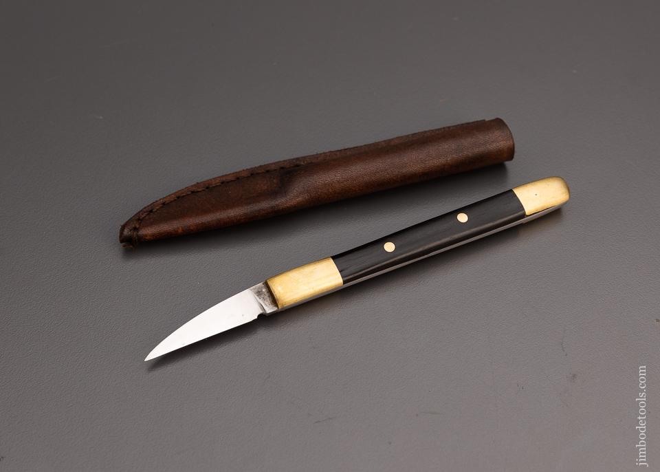 Gorgeous Ebony Marking Knife with Sheath - 97313