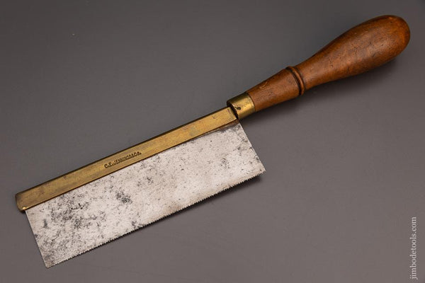 Just Sharpened C.E. JENNINGS Brass Back Dovetail Saw - 97329
