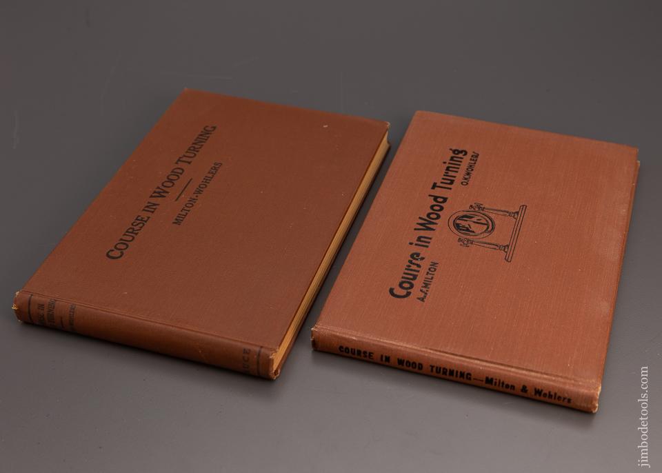 Original 2 Volume Set Ca. 1941 - BOOKS: “COURSE IN WOODTURNING” - 97332