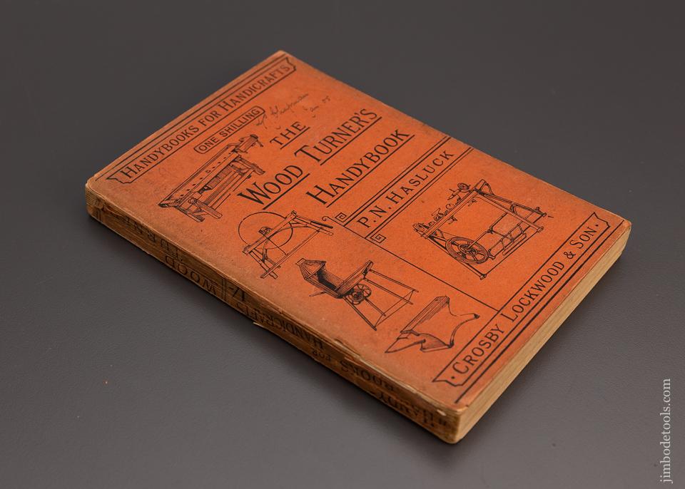 Original 1901 BOOK by P.N. HASLUCK “THE WOOD TURNER’S HANDYBOOK” - 97333