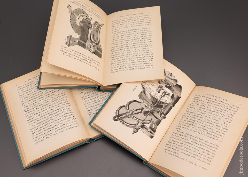 BOOKS: Original 1910 ORNAMENTAL TURNING VOLUME SET Extra Fine Hard Cover by EVANS - 97345