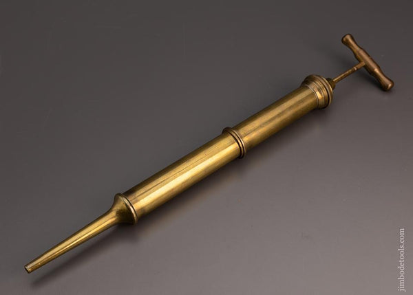 Early Brass Fire Place Skoking pump - 97346