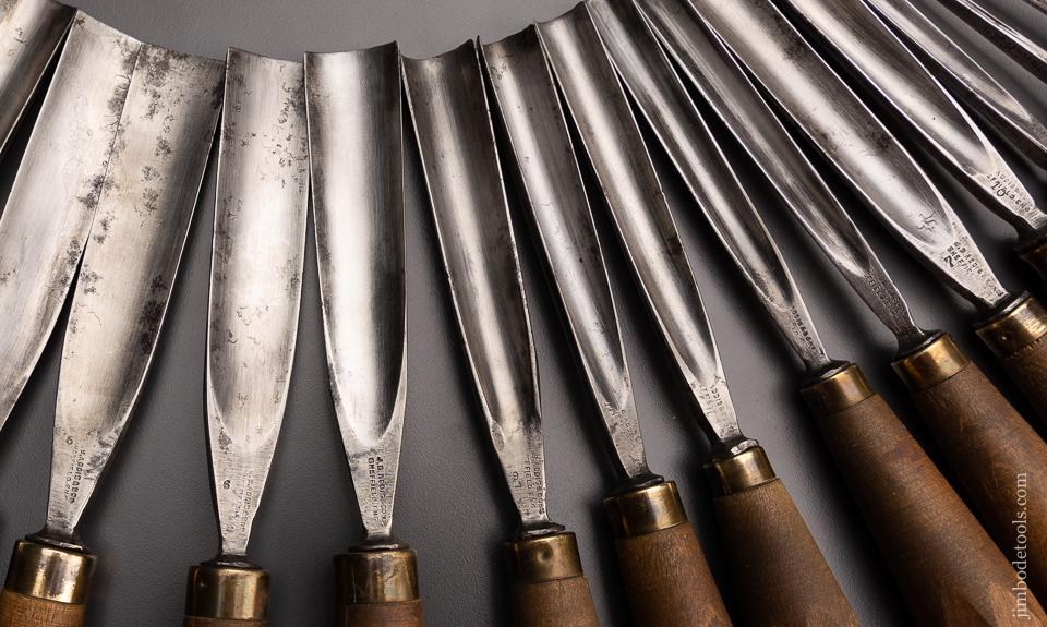 Remarkable Set of 79 ADDIS Carving Chisels - 97368