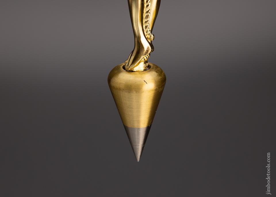 Rare PLUMB BRANDI Figural Plumb Bob - 97376