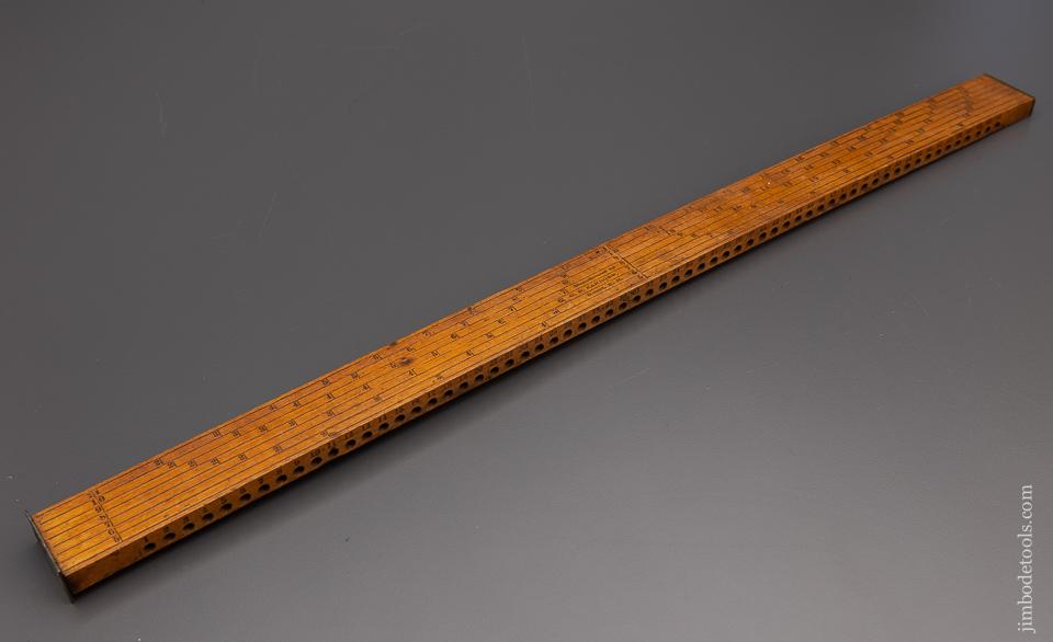 Fine G.B. SANBORN BRISTOL, N.H. Log & Lumber Calculating Rule & Tally Stick - 97285
