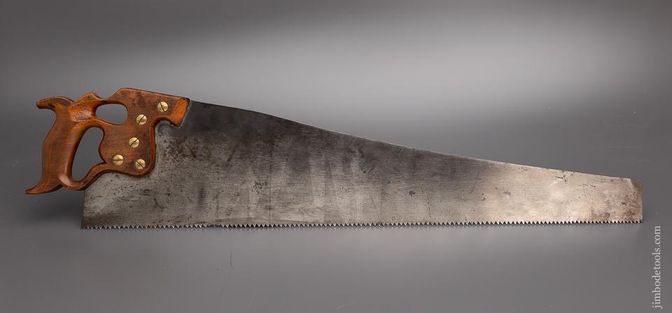 Fine DISSTON No. D-8 Thumb Hole Hand Saw 5 1/2 Point Rip 26 Inch - 97390