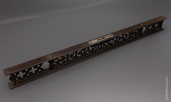 Pretty C.E. JENNINGS Ornate Iron Level - 97298
