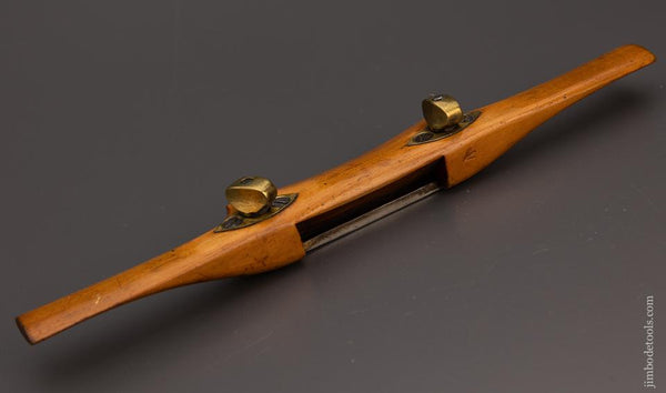 Excellent F.G. PEARSON Adjustable Boxwood Spoke Shave - 97409