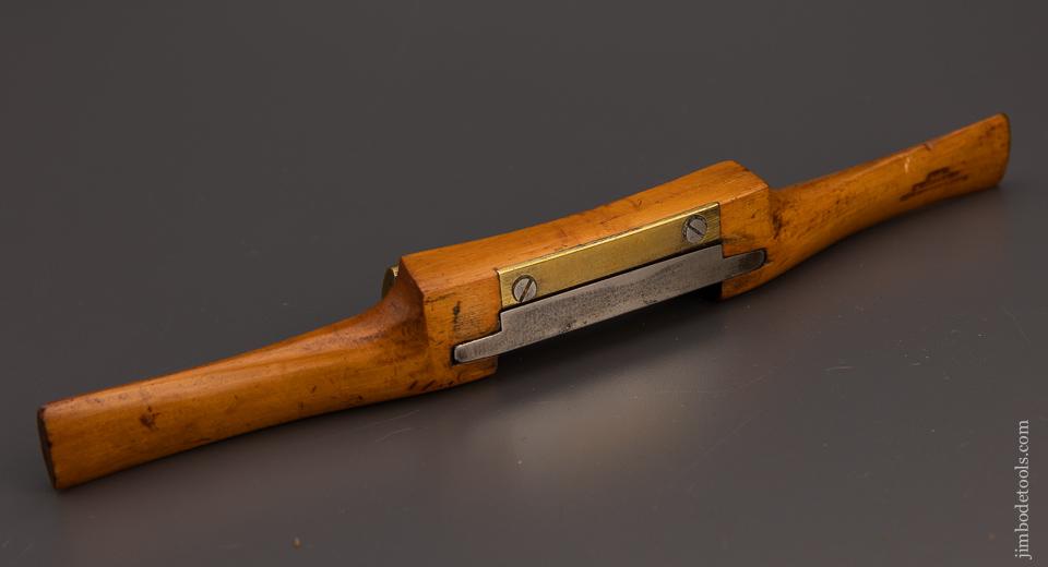 Excellent F.G. PEARSON Adjustable Boxwood Spoke Shave - 97409