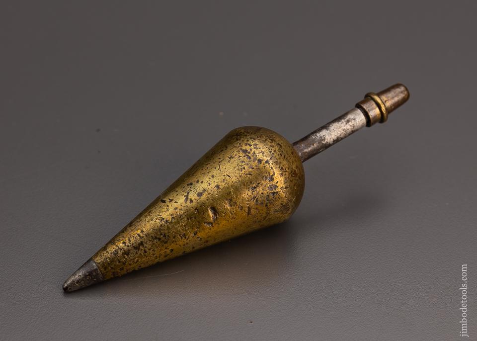 Unusual Brass & Steel Plumb Bob 5 1/2 Inch - 97450