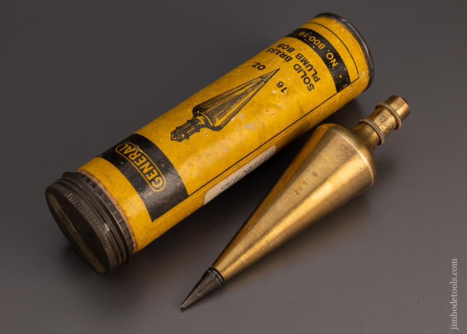 GENERAL 16 Ounce Plumb Bob in Original Box - 97451