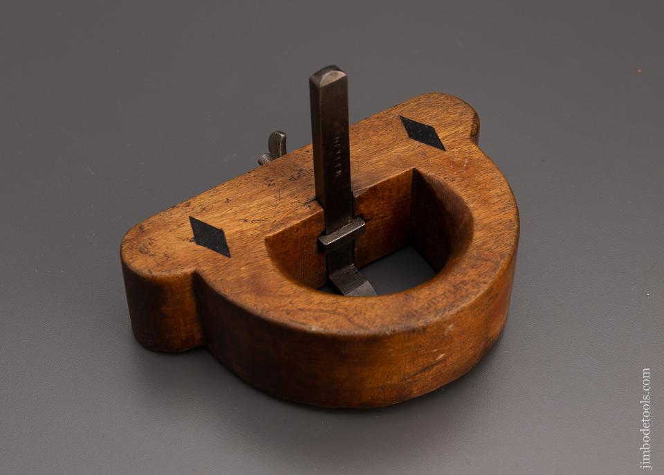 Remarkable Wooden Router Plane with Ebony Inlay - 97463
