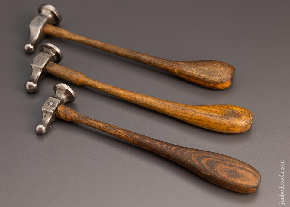 Set of 3 Repousse & Chasing Hammers - 97467
