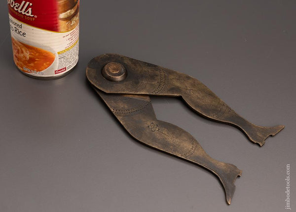 Beautiful Engraved & Decorated Lady Legs Calipers Very Large - 97468