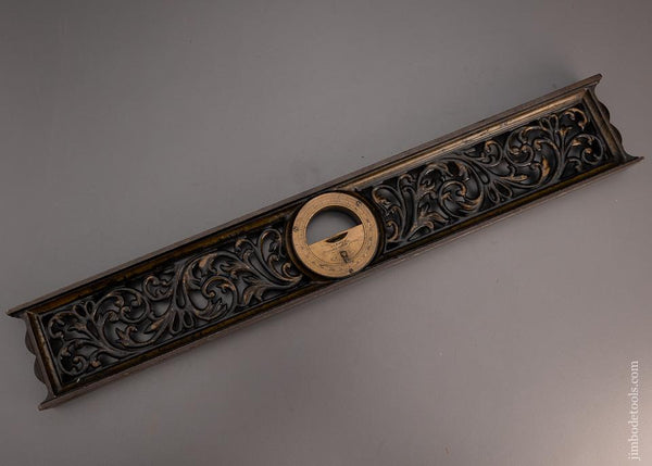 Drop Dead Gorgeous DAVIS Ornate Inclinometer Level with Gold Pinstriping - 97492