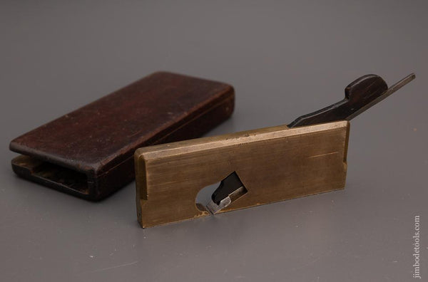 Beautiful Solid Gunmetal Shoulder Plane with Steel Sole - 97495