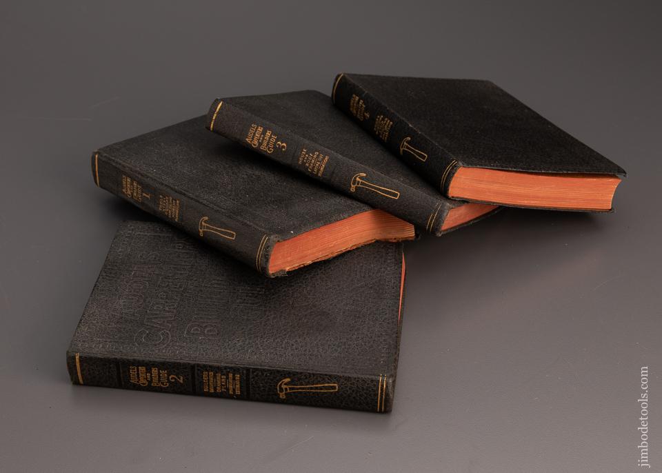 Complete Set of 4 AUDEL’S CARPENTER’S & BUILDER’S GUIDE Ca. 1948 - 97498