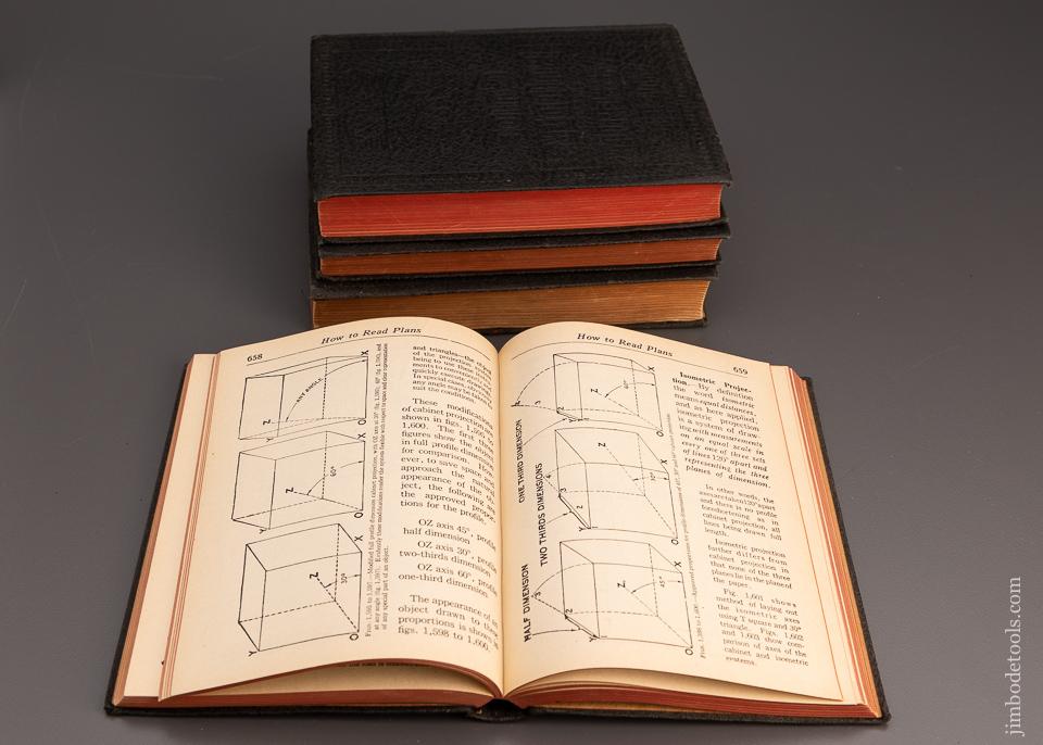 Complete Set of 4 AUDEL’S CARPENTER’S & BUILDER’S GUIDE Ca. 1948 - 97498