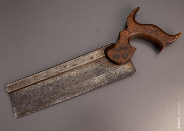 Early JOHN WHITE Southampton Dovetail Saw Just Sharpened - 97500