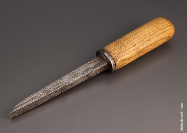 18th Century JAMES CAM Pig Sticker Mortise Chisel 1/2 x 13 inch - 97511