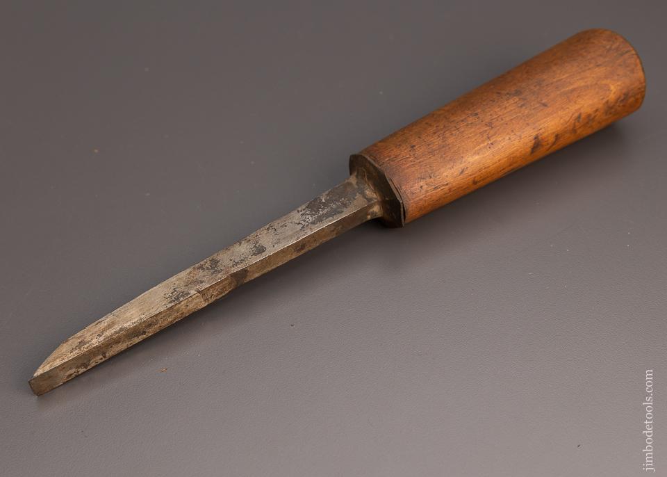 18th Century JAMES CAM Pig Sticker Mortise Chisel 7/16 x 11 1/2 - 97522