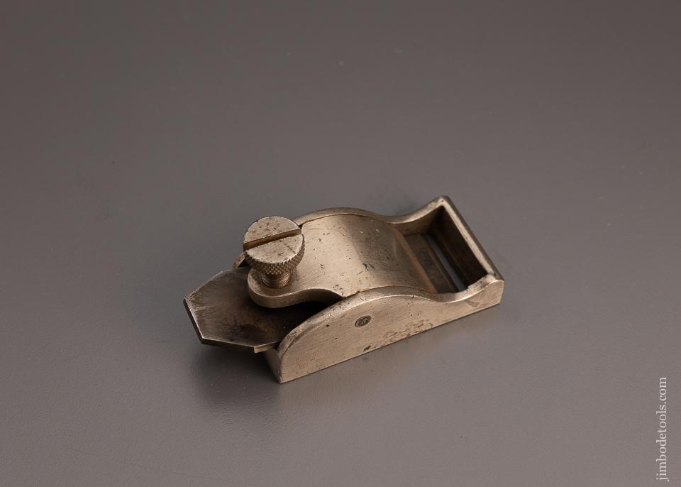 Unusual Nickel Plated Bull Nose Chariot Plane - 97523